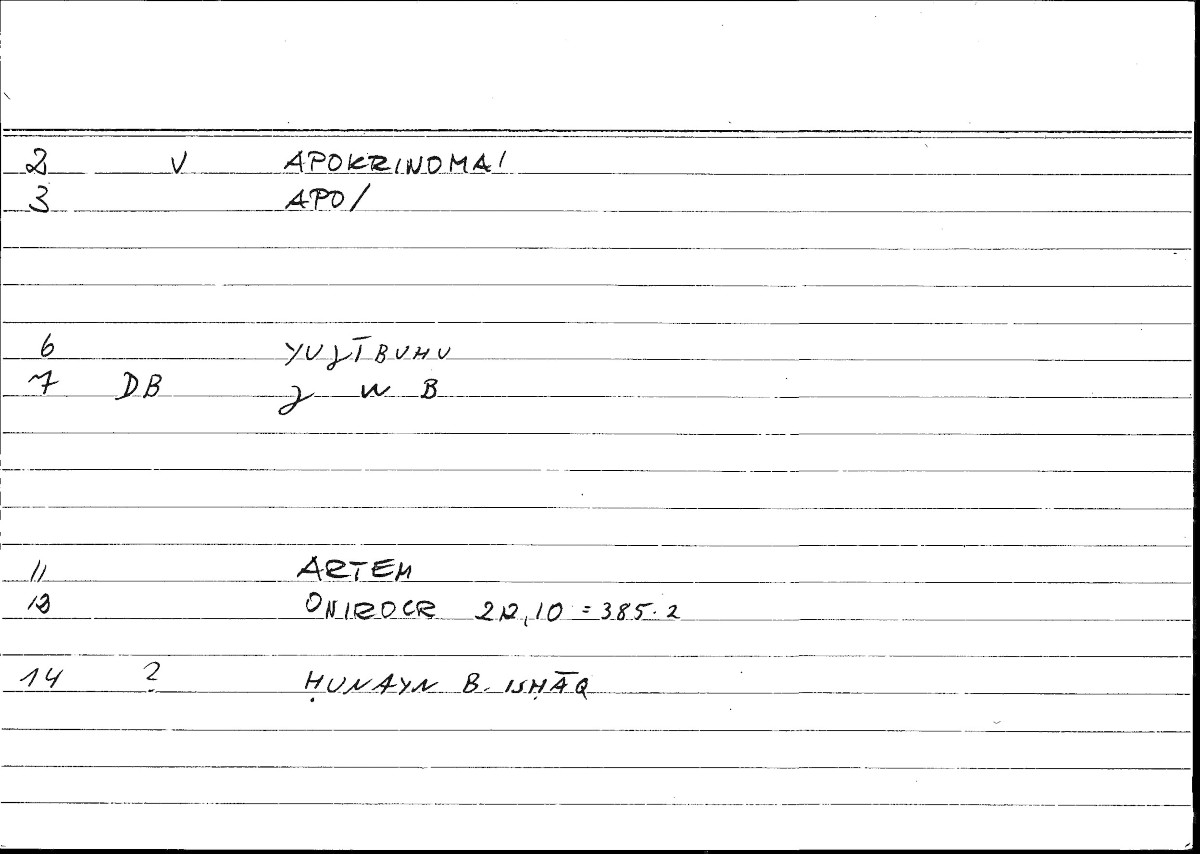 Filecard Artem.Onirocr.00420