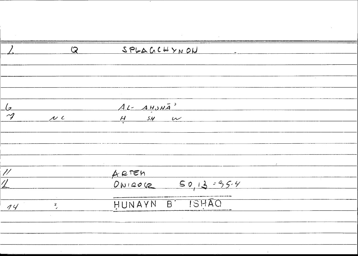 Filecard Artem.Onirocr.01073