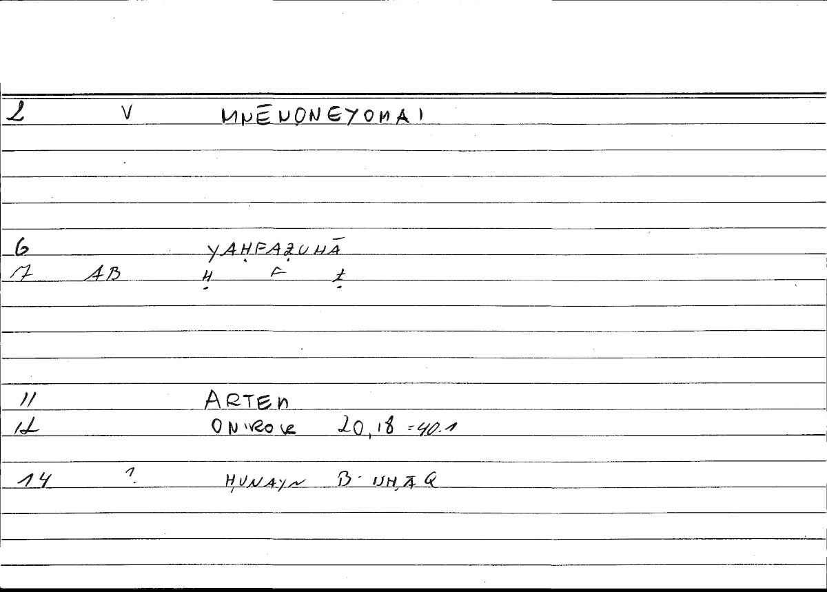 Filecard Artem.Onirocr.01107