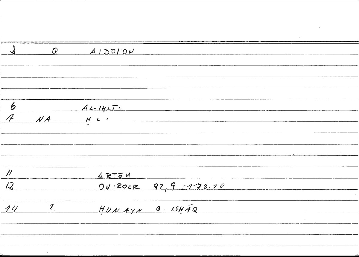 Filecard Artem.Onirocr.01196
