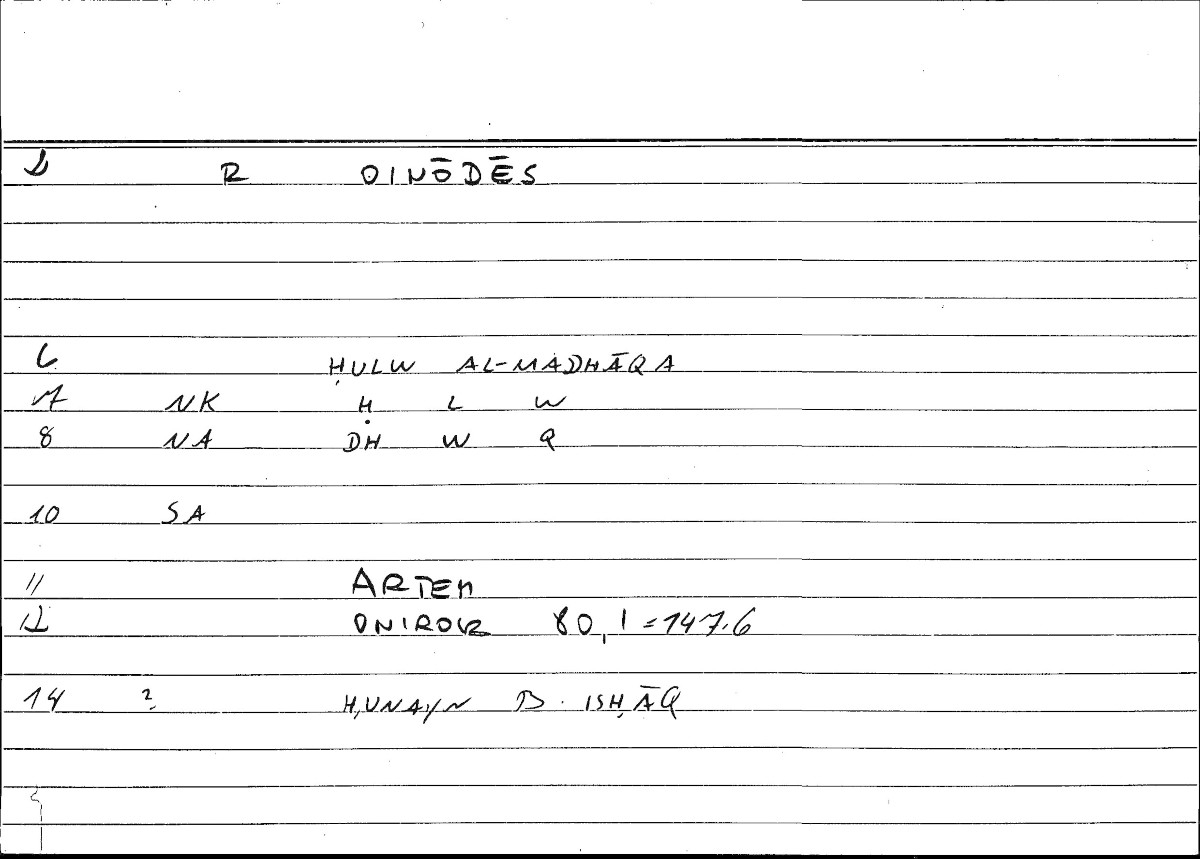 Filecard Artem.Onirocr.01233