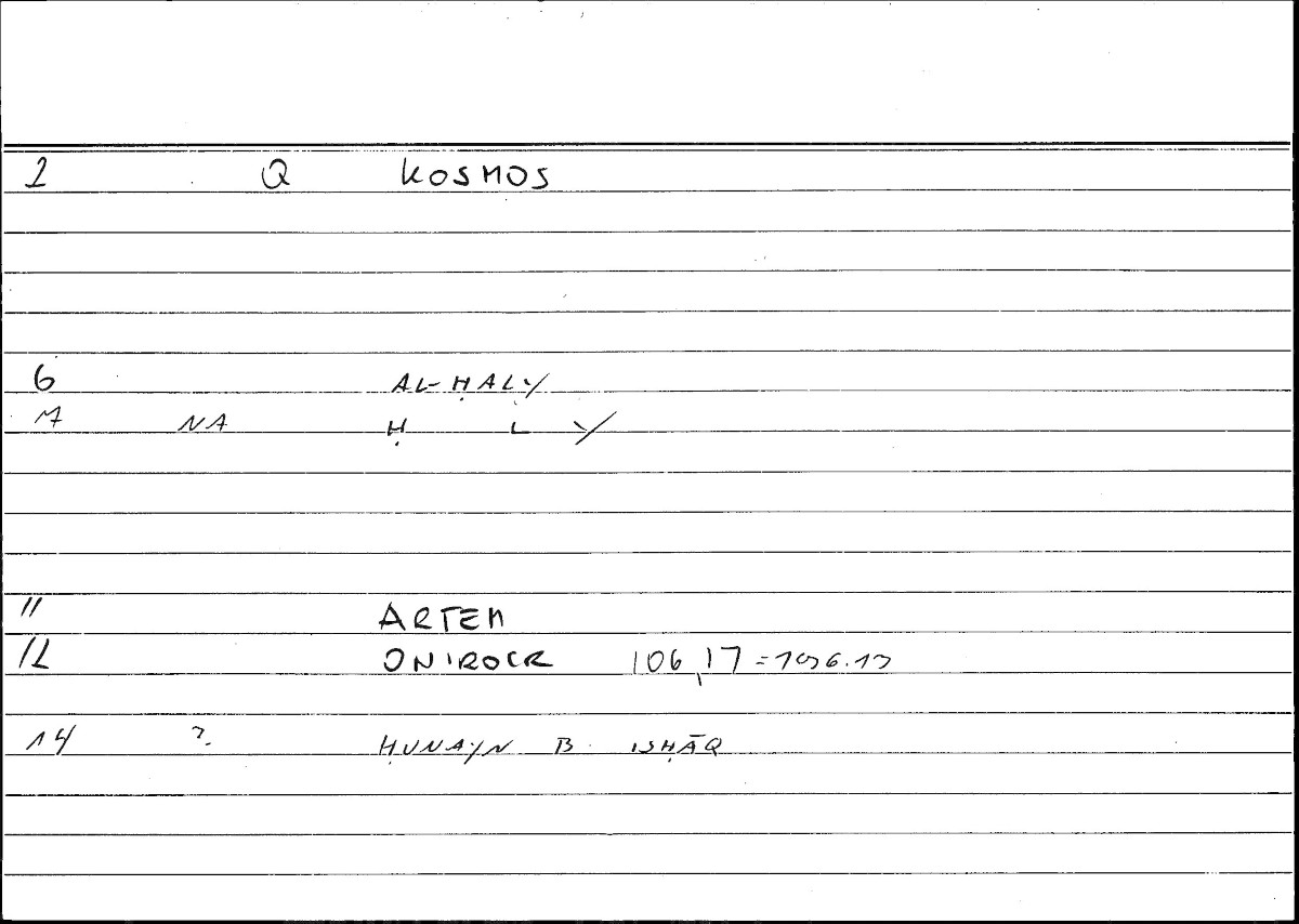 Filecard Artem.Onirocr.01235