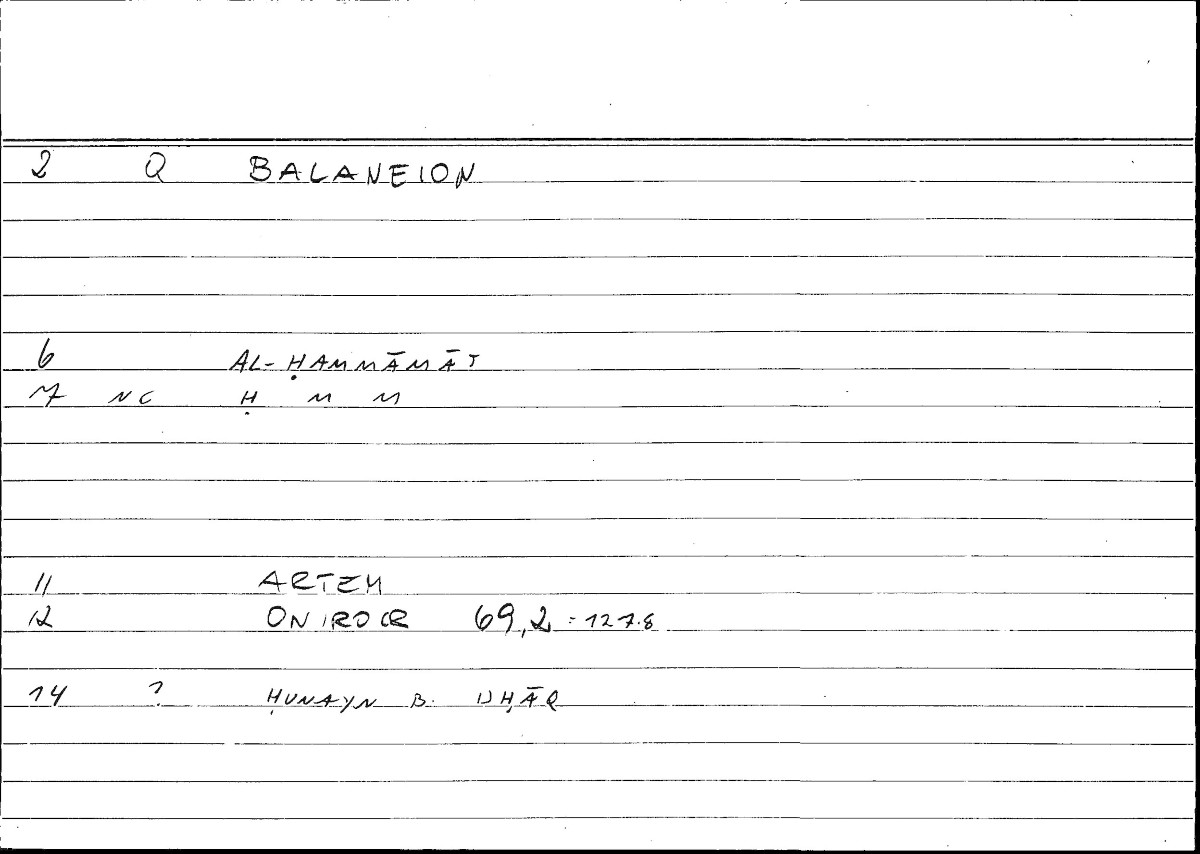 Filecard Artem.Onirocr.01250