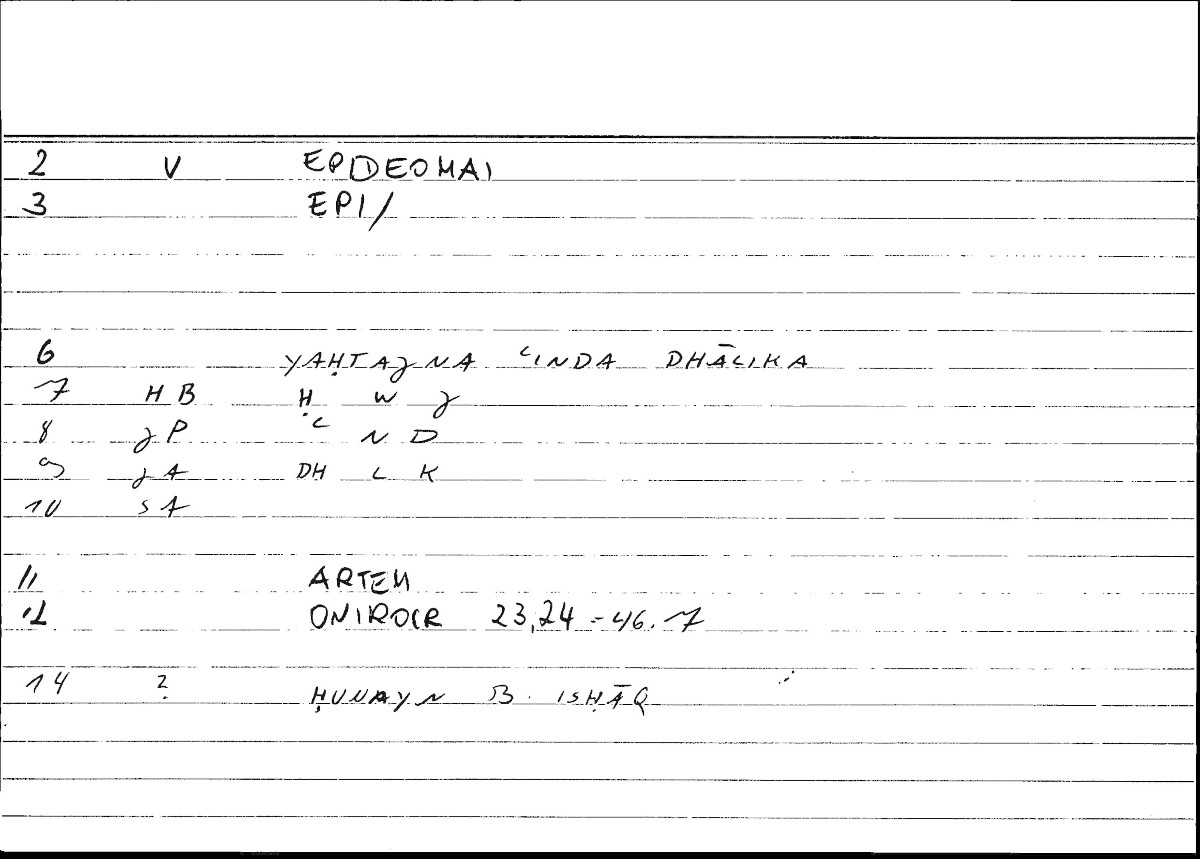 Filecard Artem.Onirocr.01381