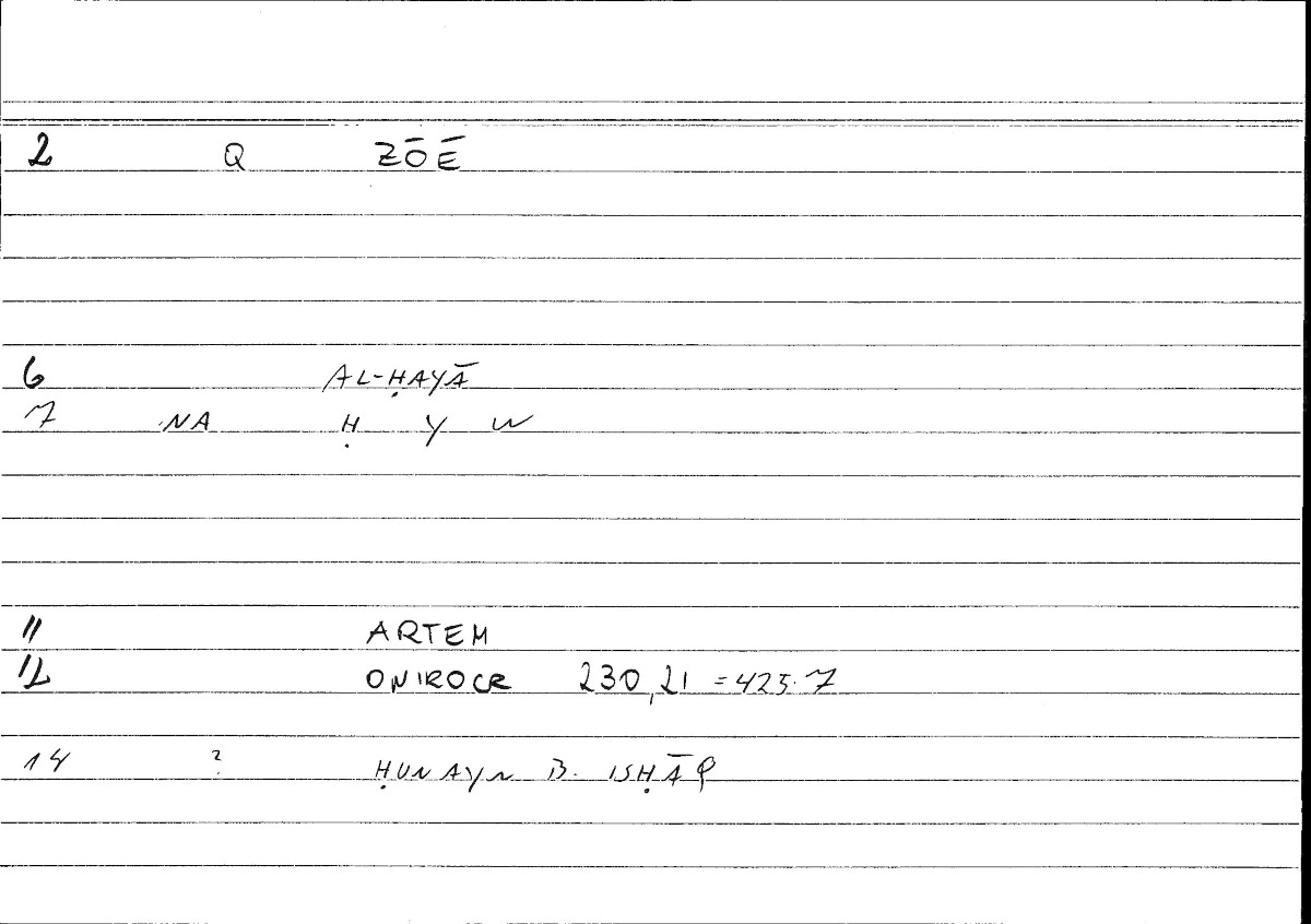 Filecard Artem.Onirocr.01489
