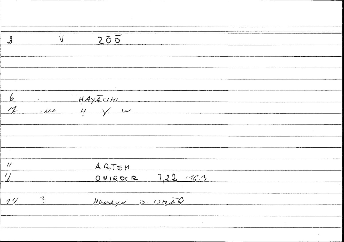 Filecard Artem.Onirocr.01493