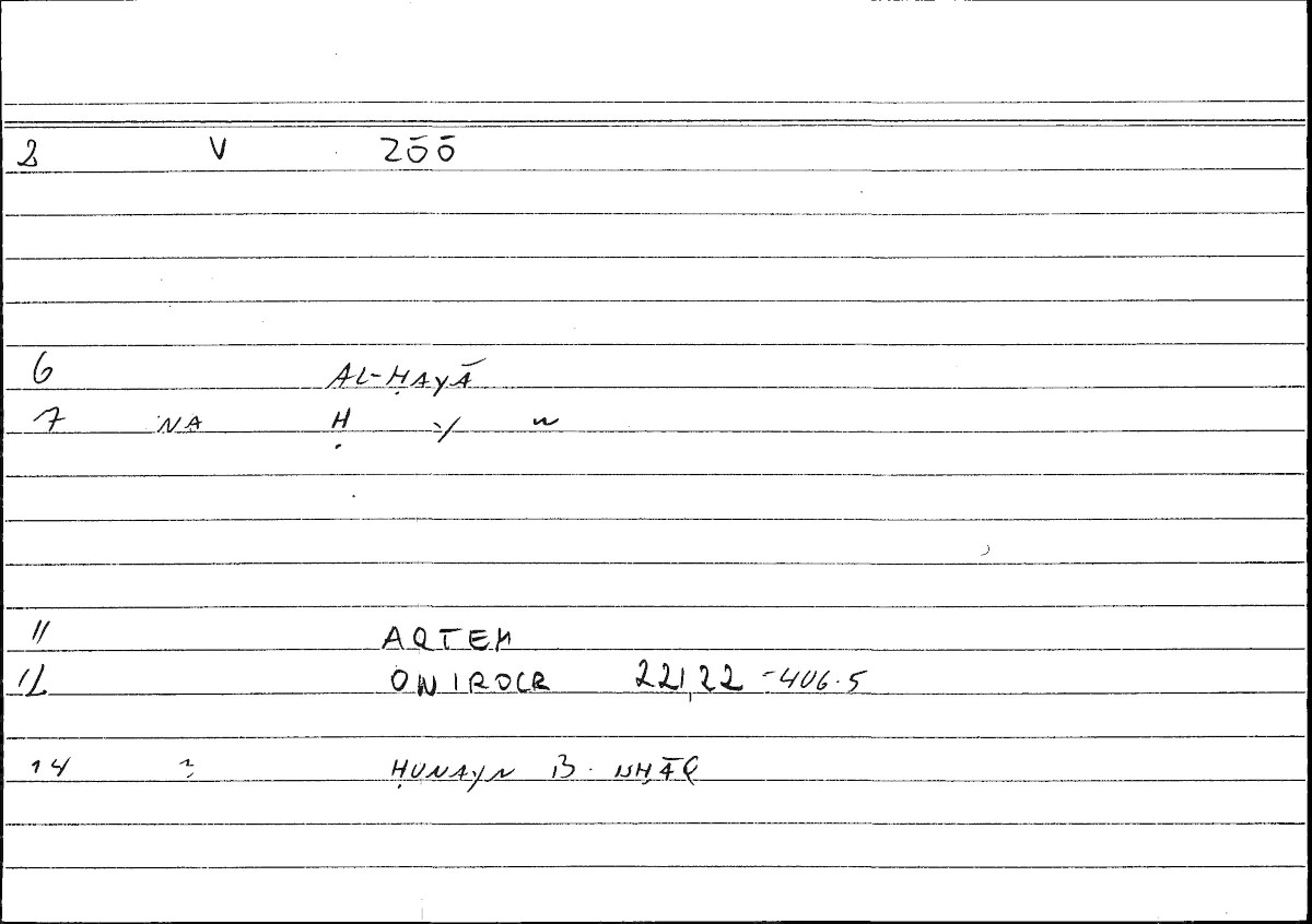 Filecard Artem.Onirocr.01496