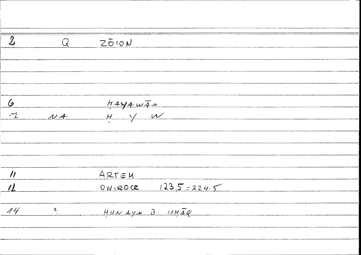 Filecard Artem.Onirocr.01515