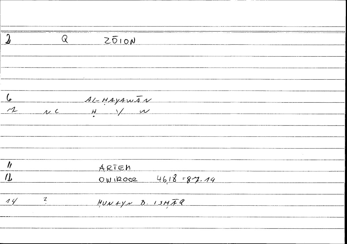Filecard Artem.Onirocr.01520