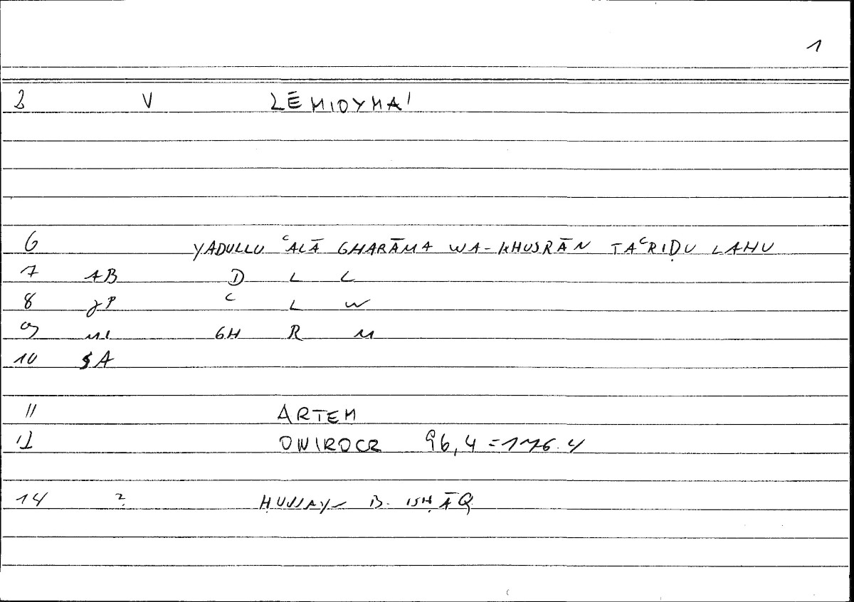 Filecard Artem.Onirocr.01719