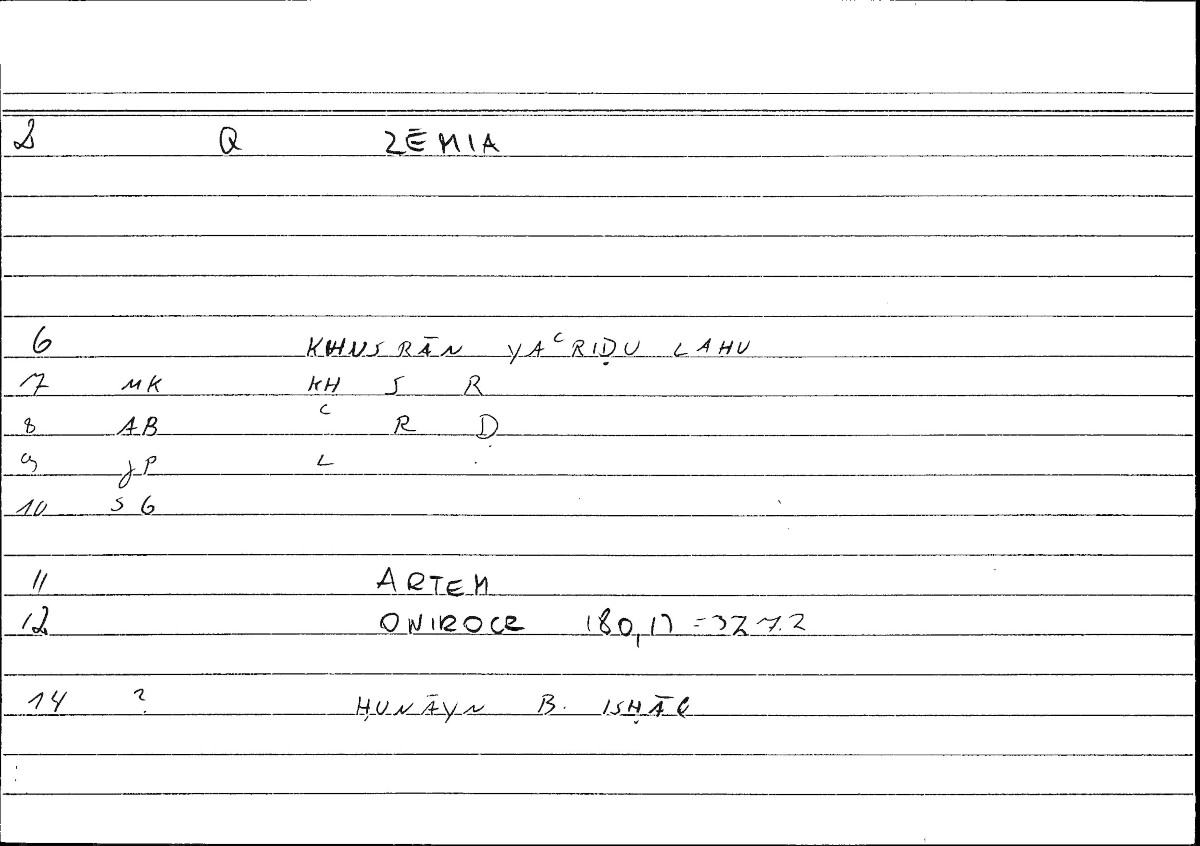 Filecard Artem.Onirocr.01728