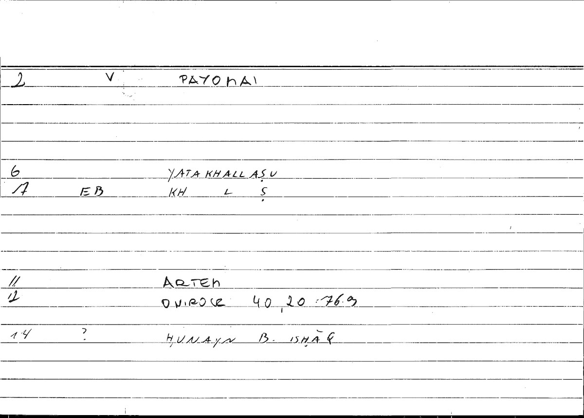 Filecard Artem.Onirocr.01920