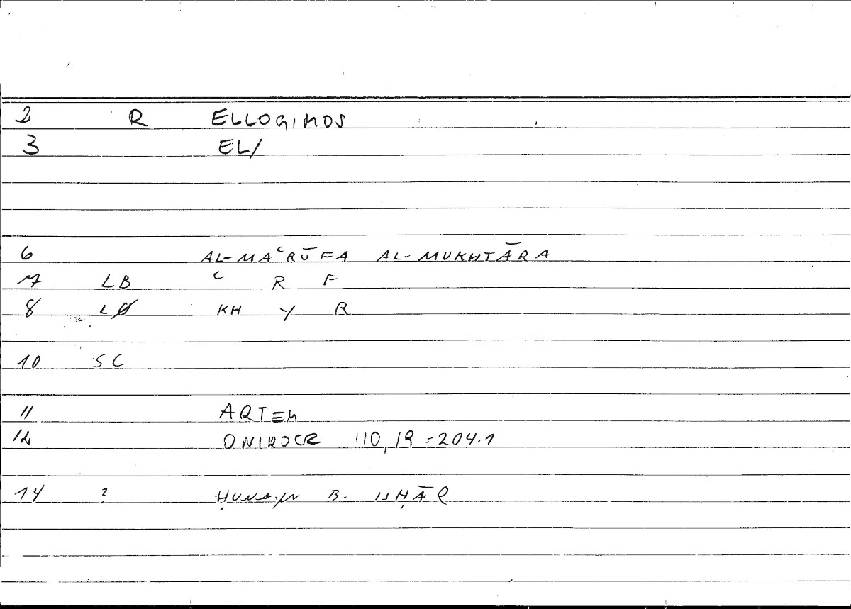 Filecard Artem.Onirocr.02166