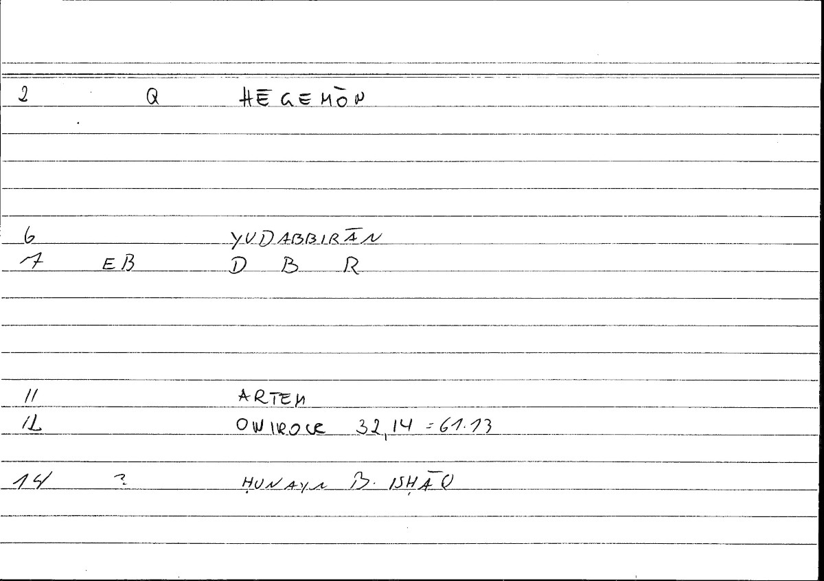 Filecard Artem.Onirocr.02260