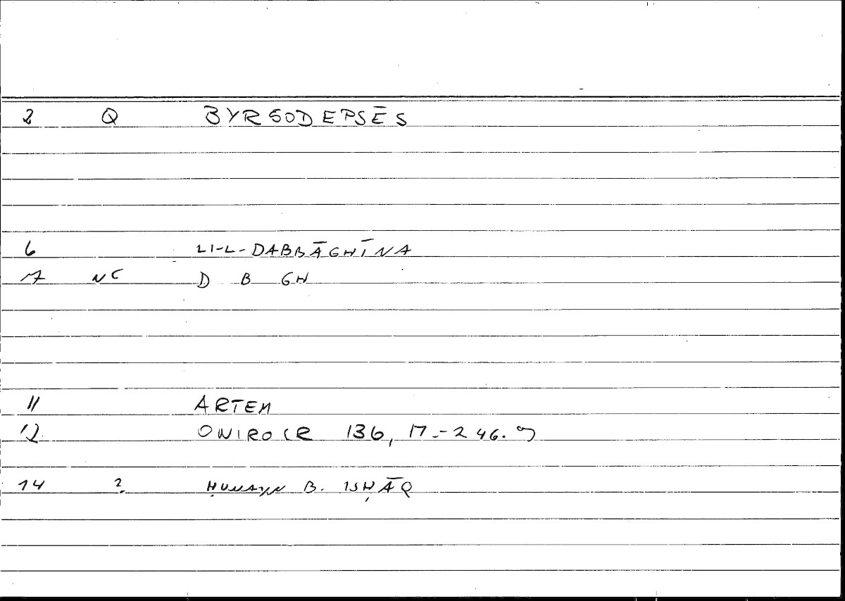 Filecard Artem.Onirocr.02283