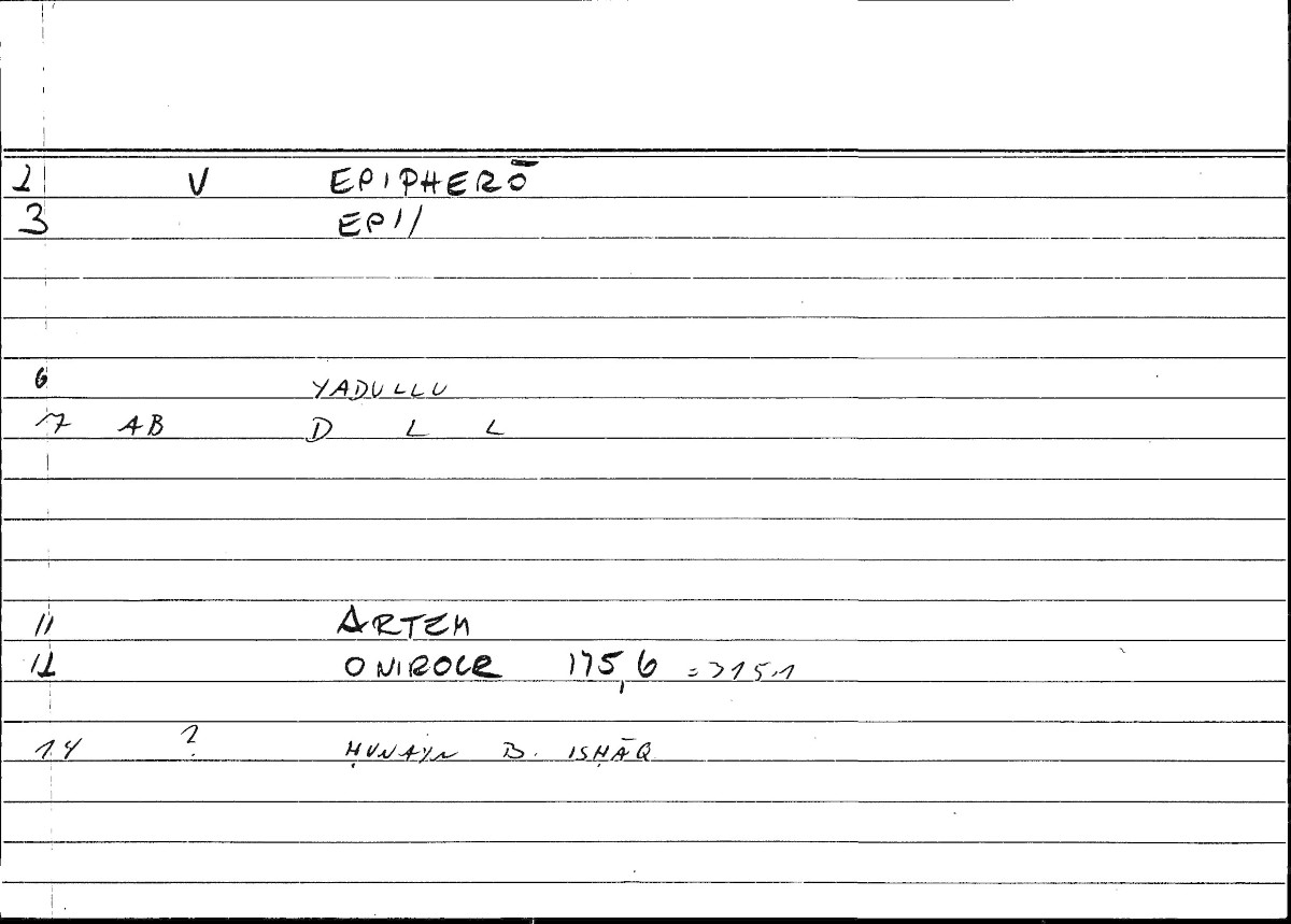Filecard Artem.Onirocr.02600