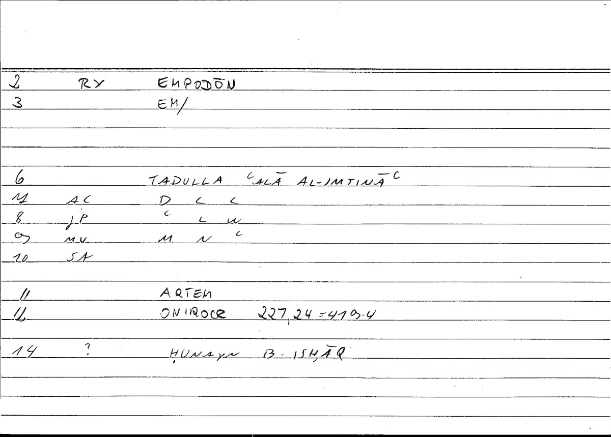 Filecard Artem.Onirocr.02684
