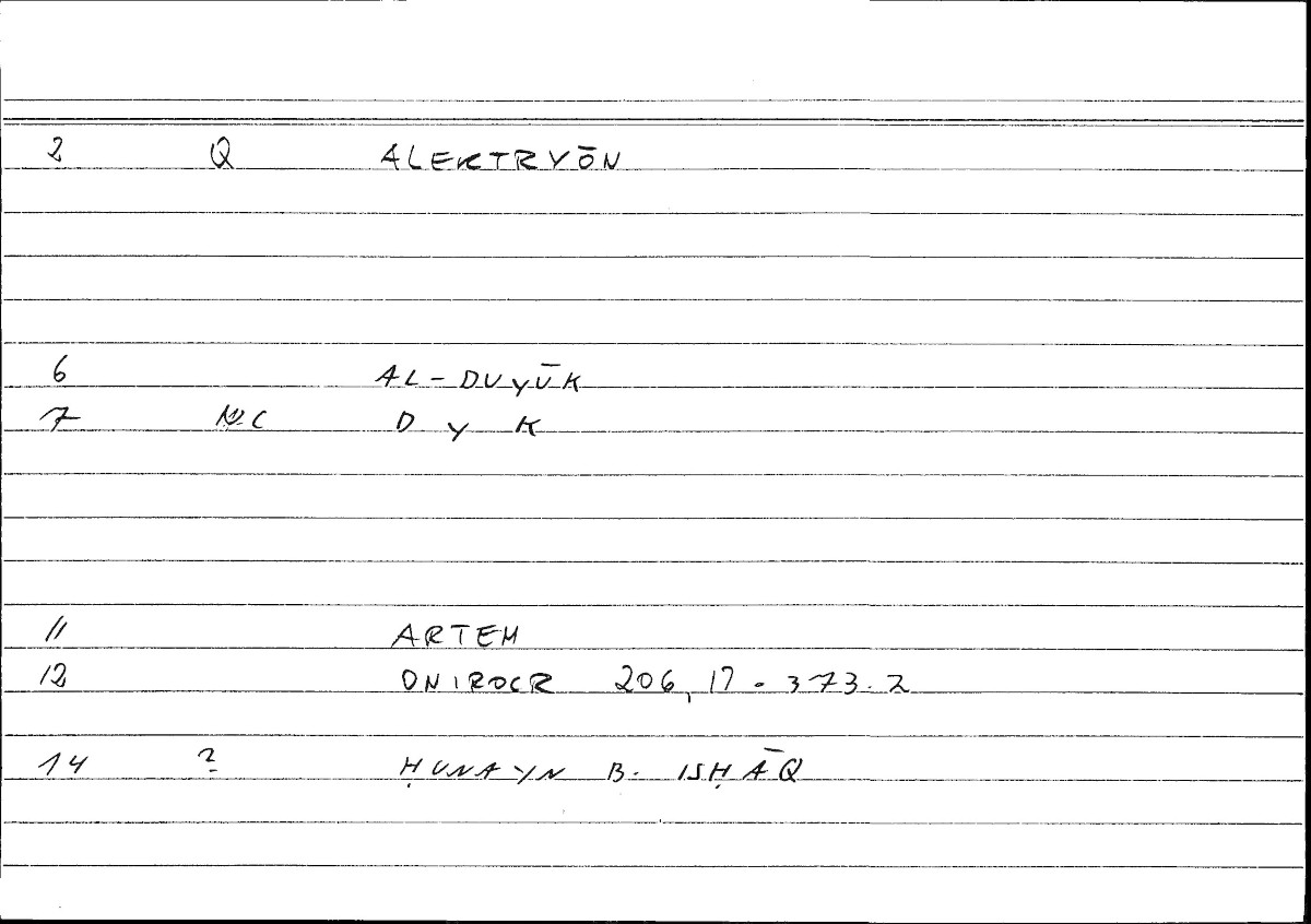 Filecard Artem.Onirocr.02782