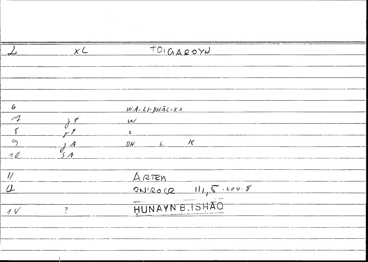 Filecard Artem.Onirocr.03051