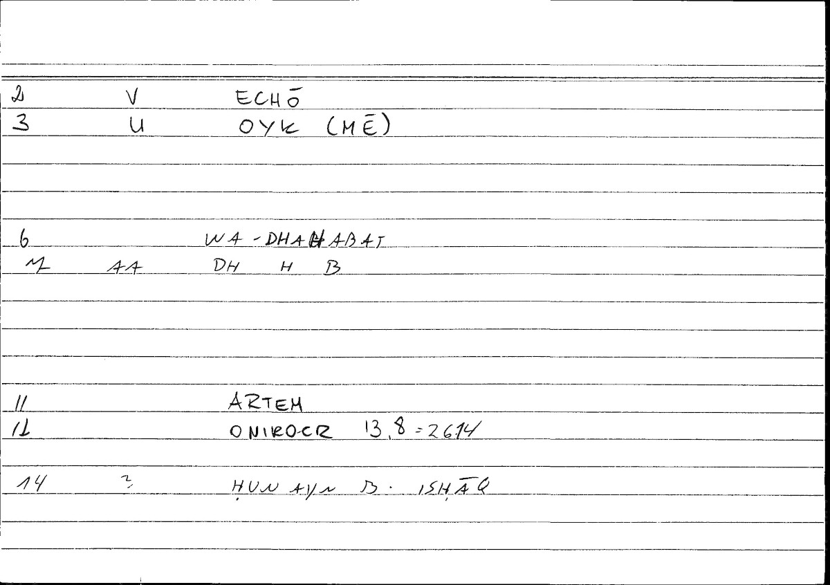 Filecard Artem.Onirocr.03148