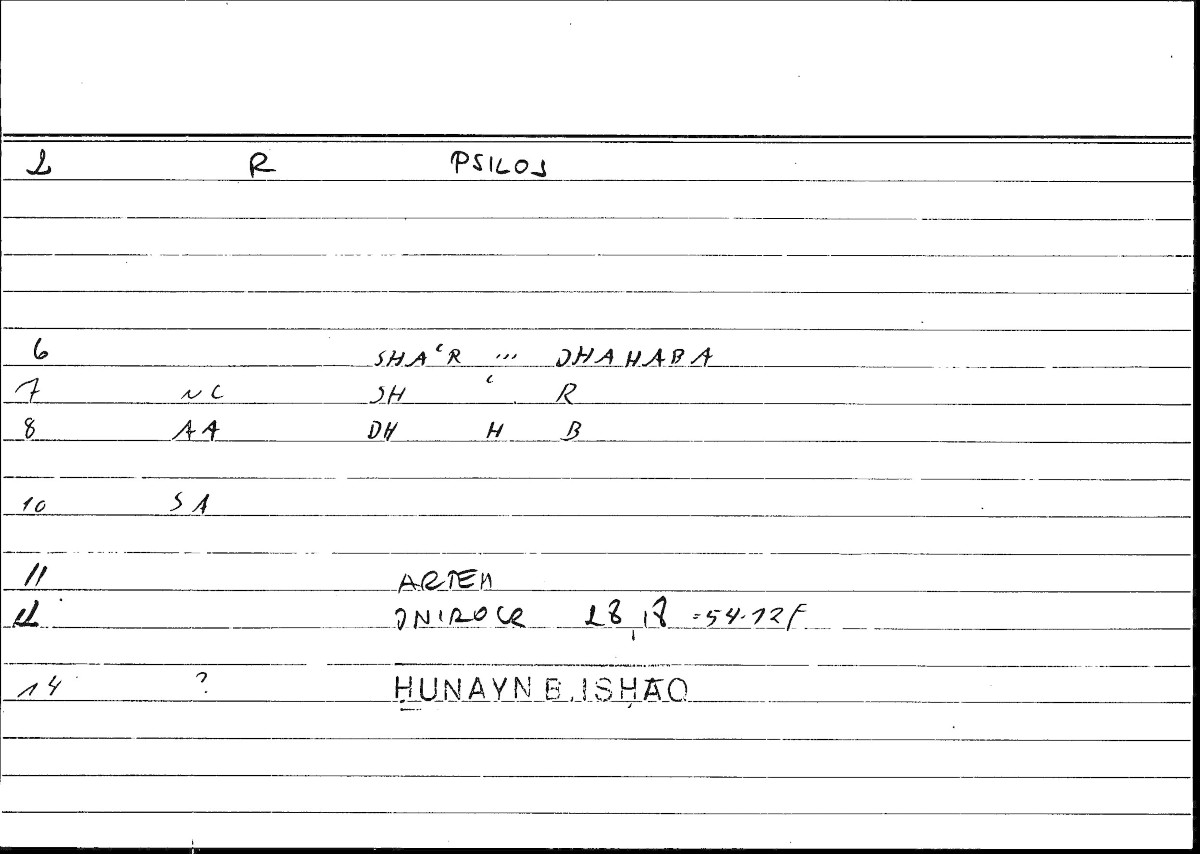 Filecard Artem.Onirocr.03155