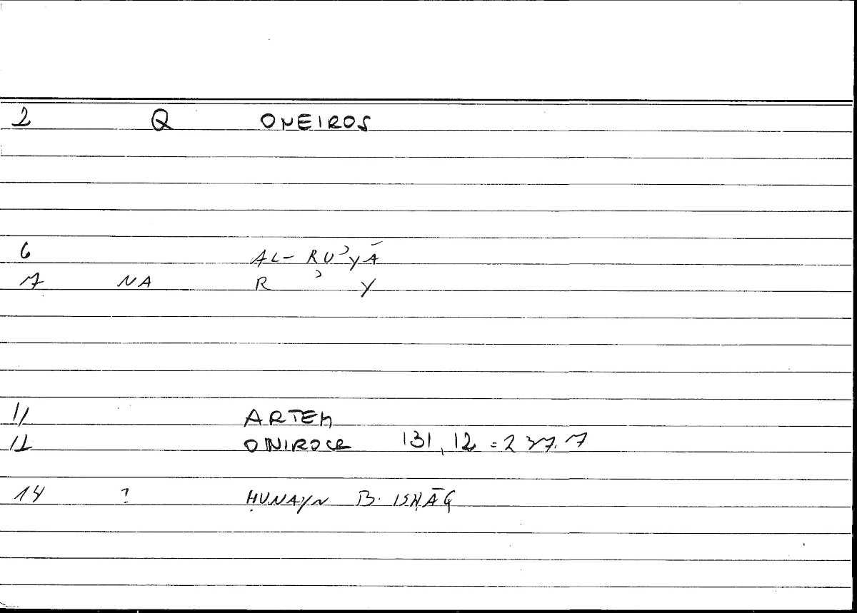 Filecard Artem.Onirocr.03371