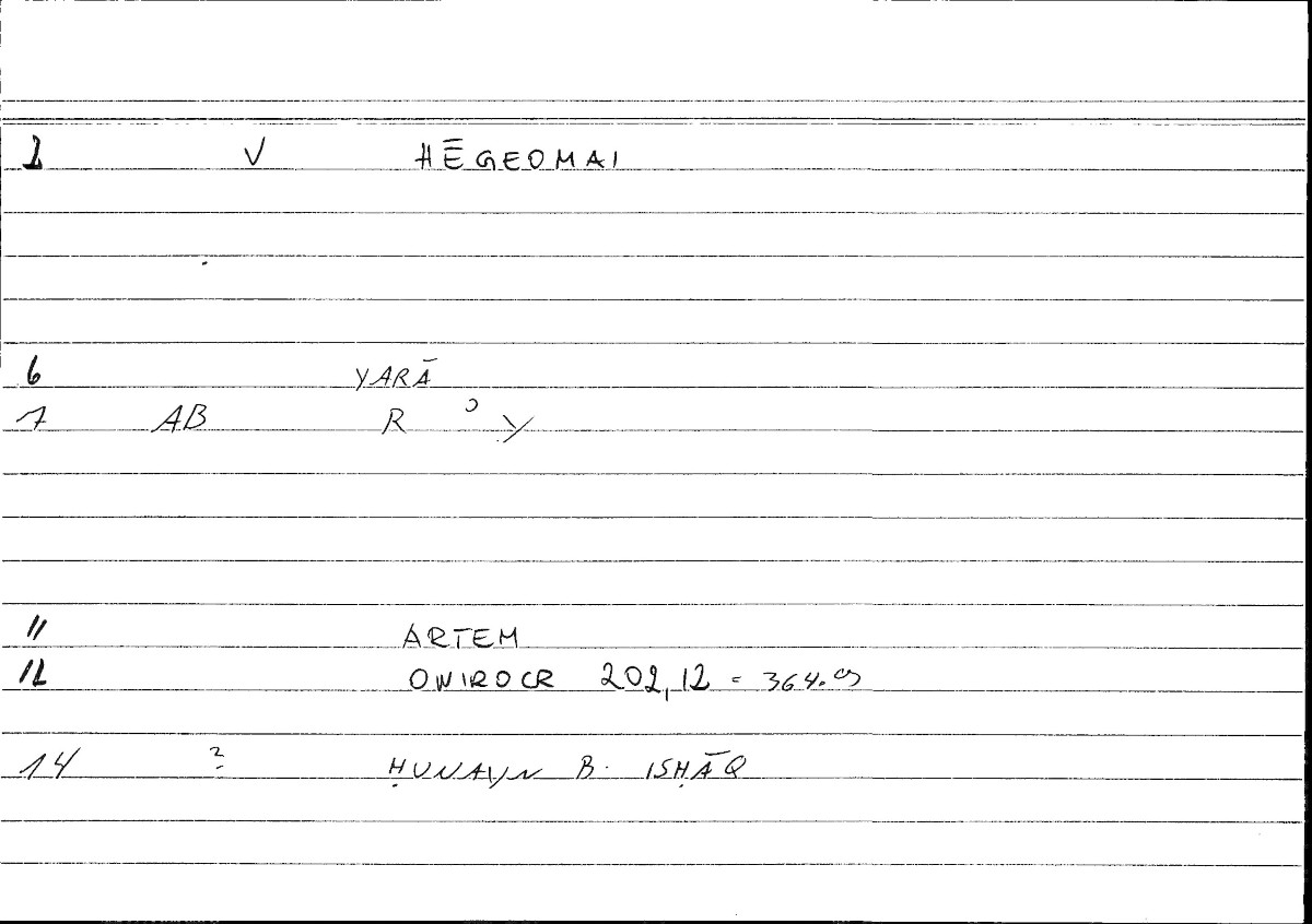 Filecard Artem.Onirocr.03464