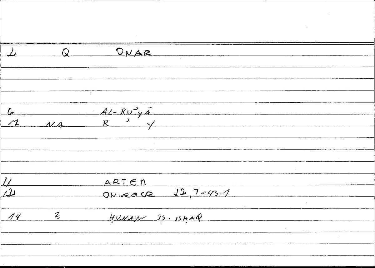 Filecard Artem.Onirocr.03486