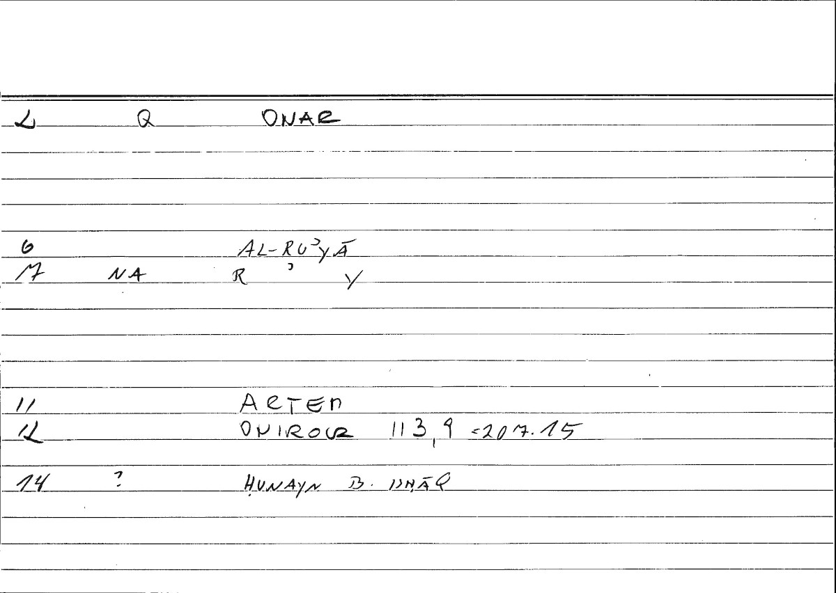 Filecard Artem.Onirocr.03531