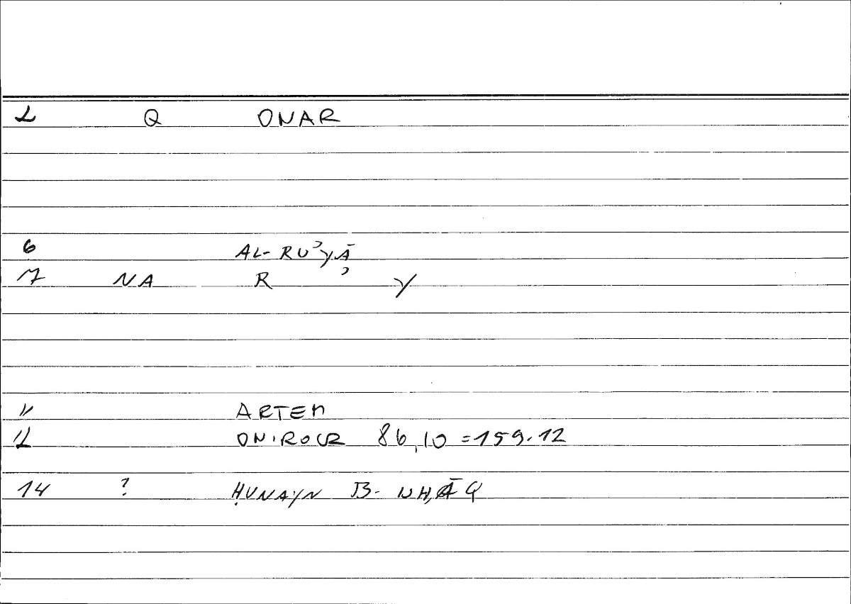 Filecard Artem.Onirocr.03538
