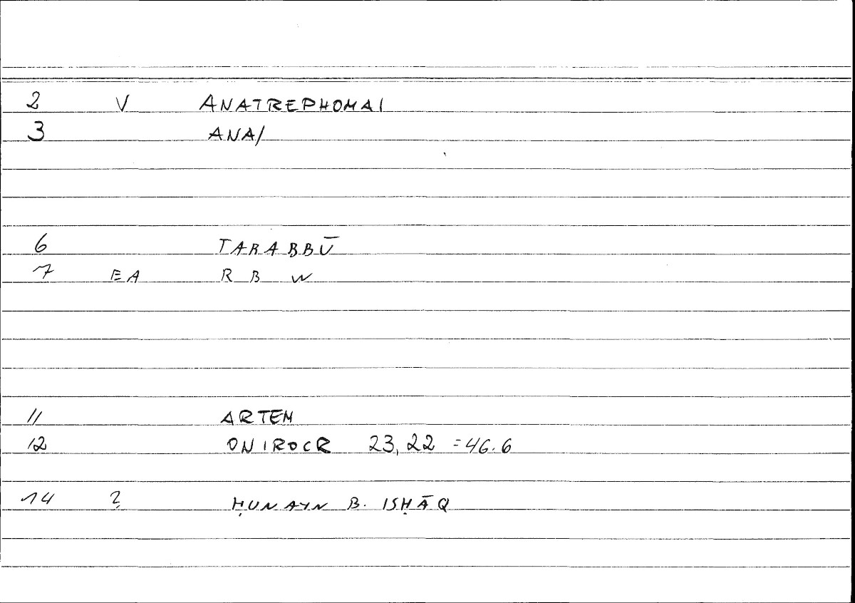 Filecard Artem.Onirocr.03668