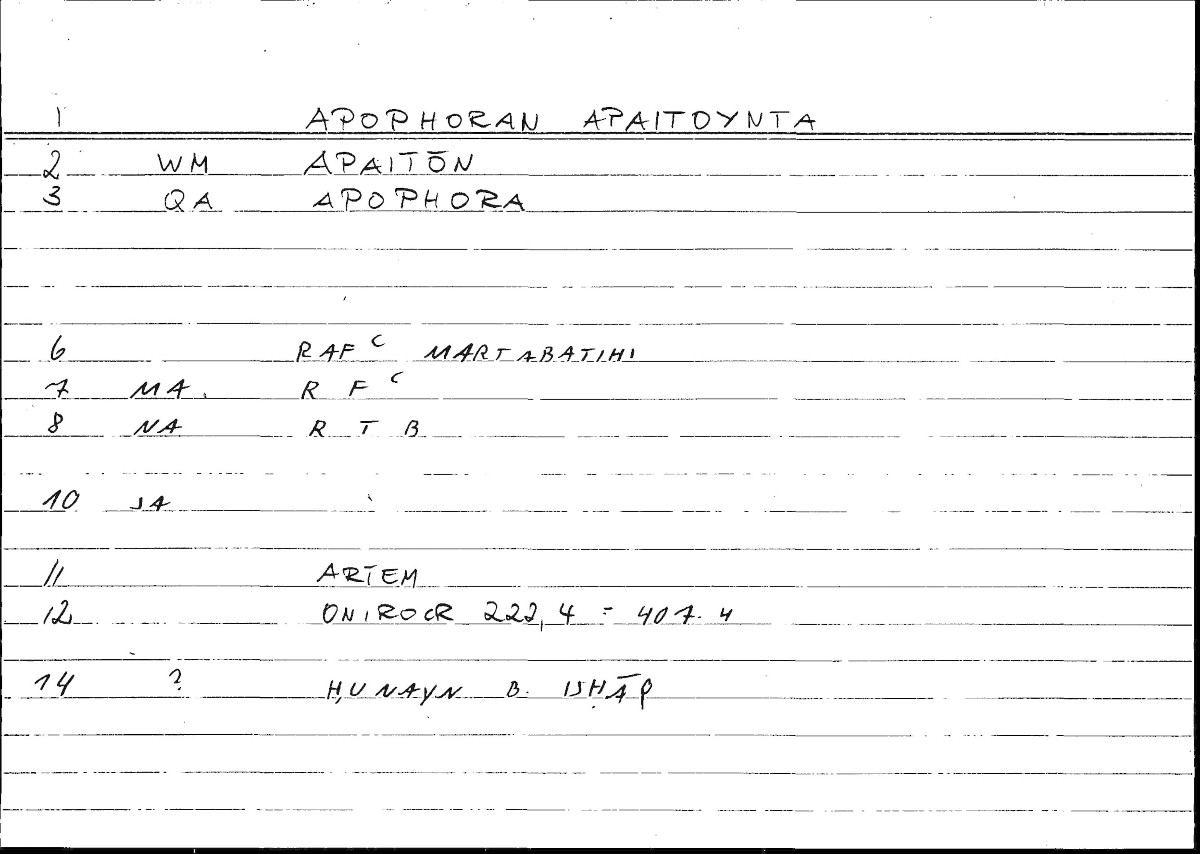 Filecard Artem.Onirocr.03672