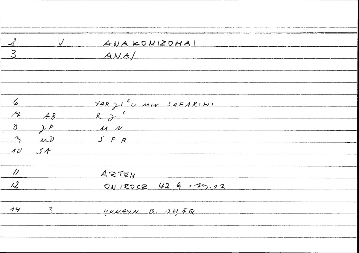 Filecard Artem.Onirocr.03702