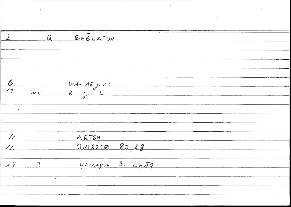 Filecard Artem.Onirocr.03746
