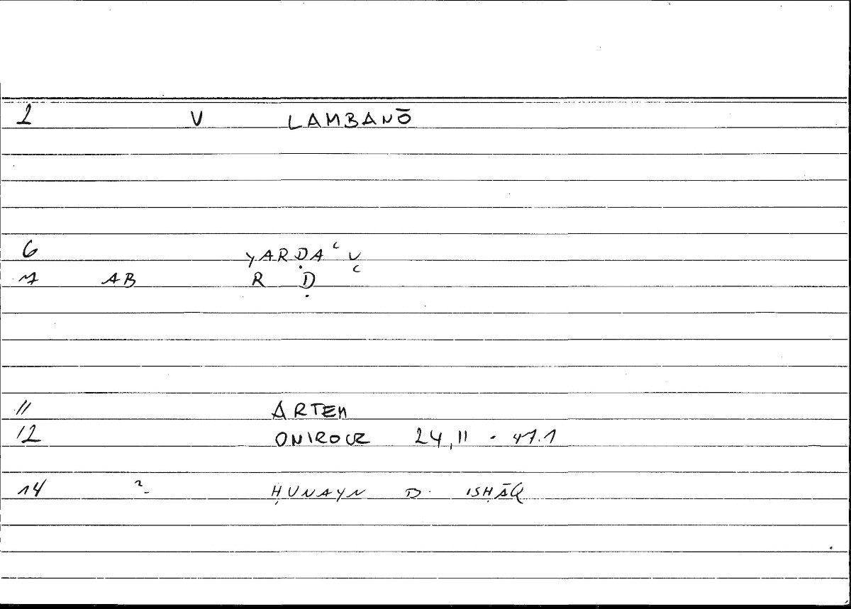 Filecard Artem.Onirocr.03911
