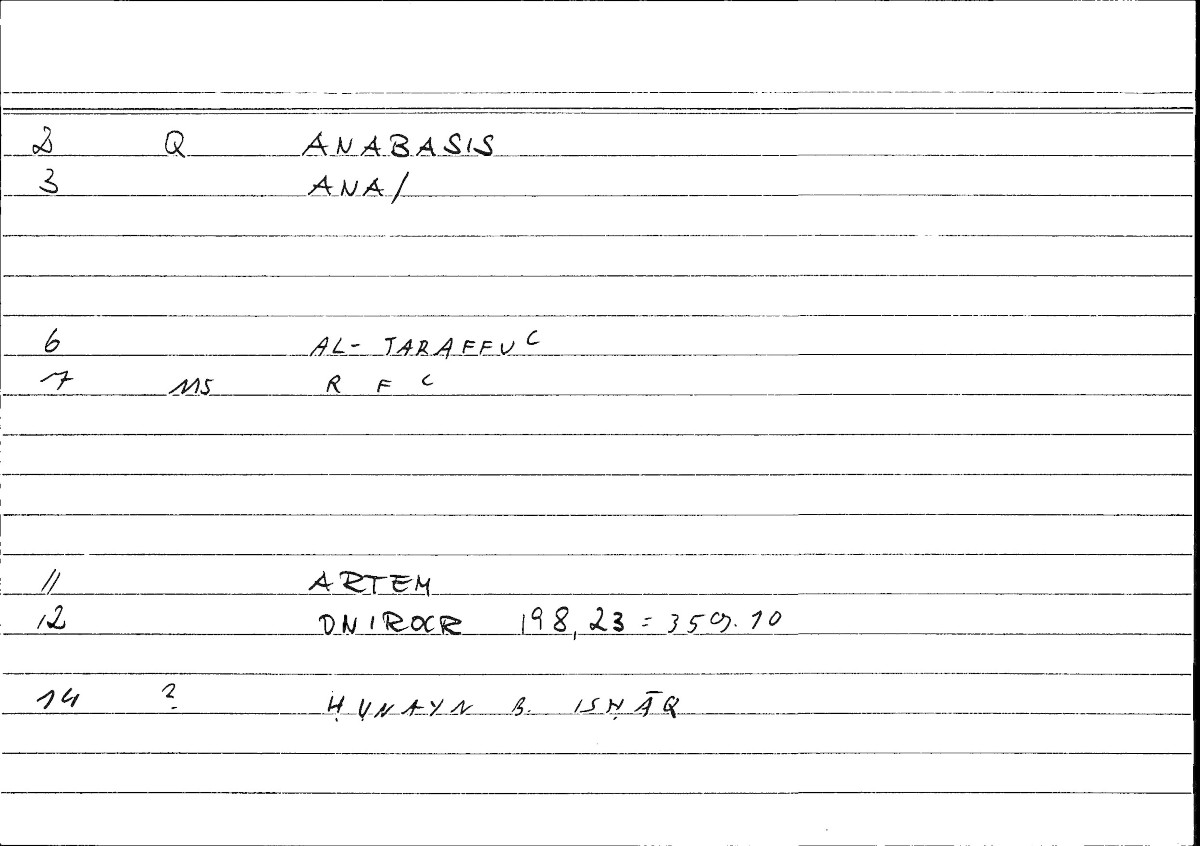 Filecard Artem.Onirocr.03948