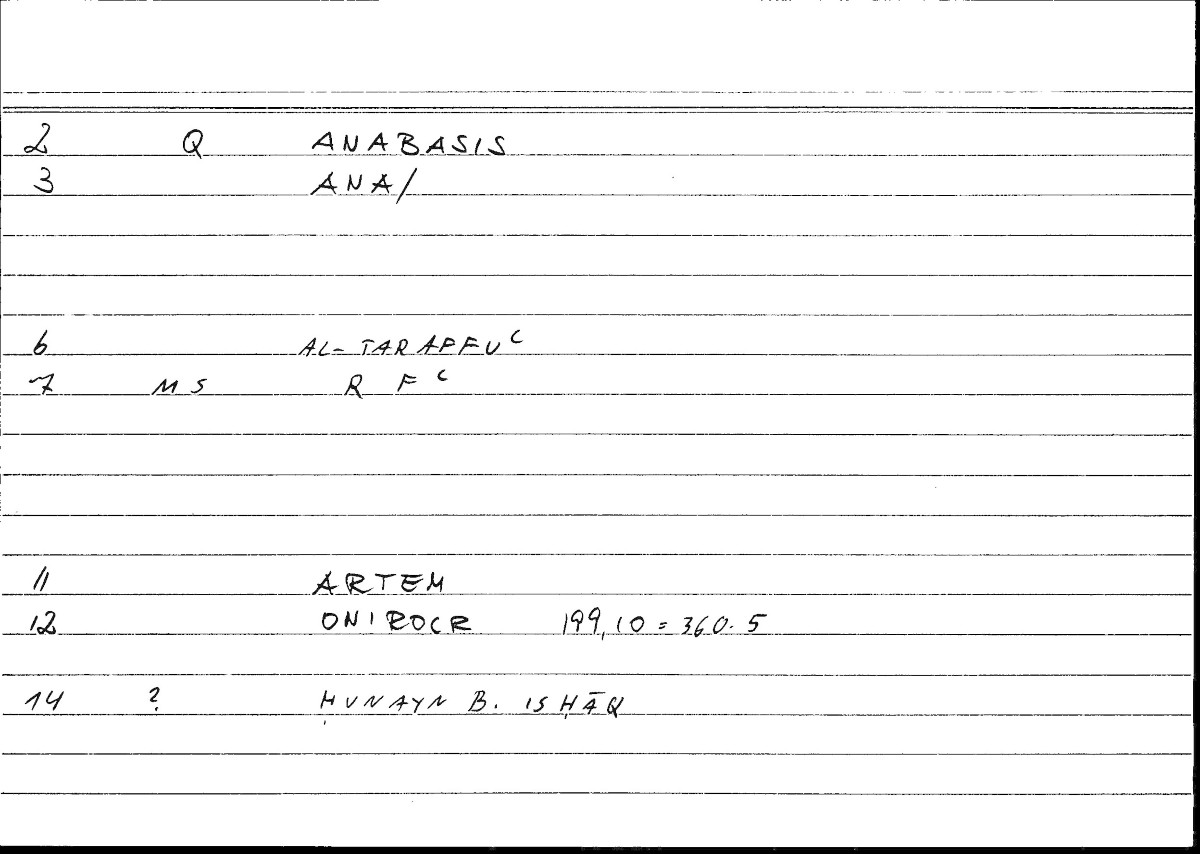 Filecard Artem.Onirocr.03949