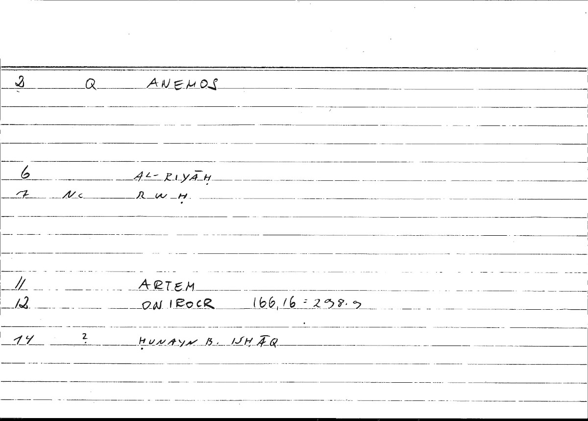 Filecard Artem.Onirocr.04061