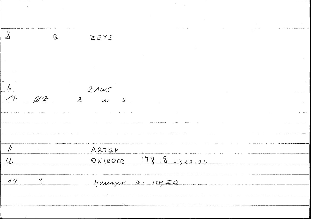 Filecard Artem.Onirocr.04203