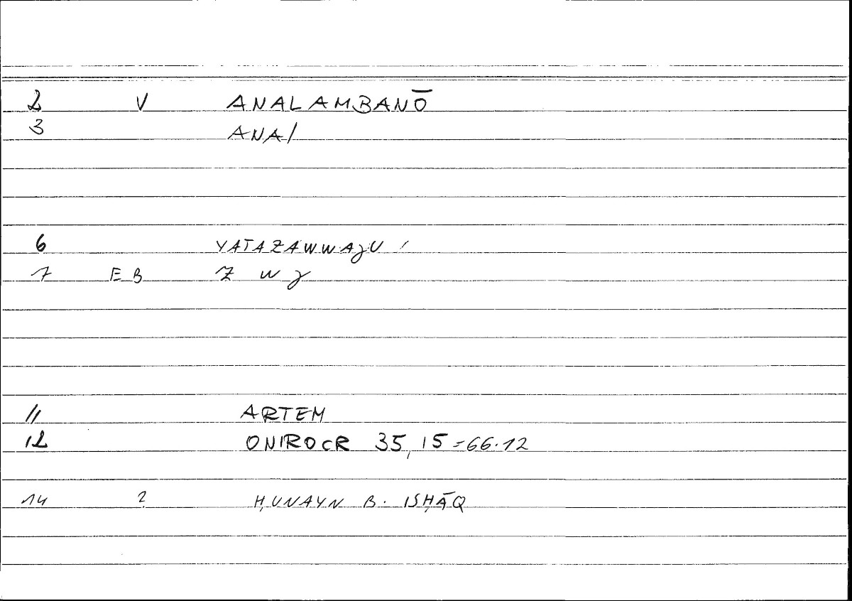 Filecard Artem.Onirocr.04390