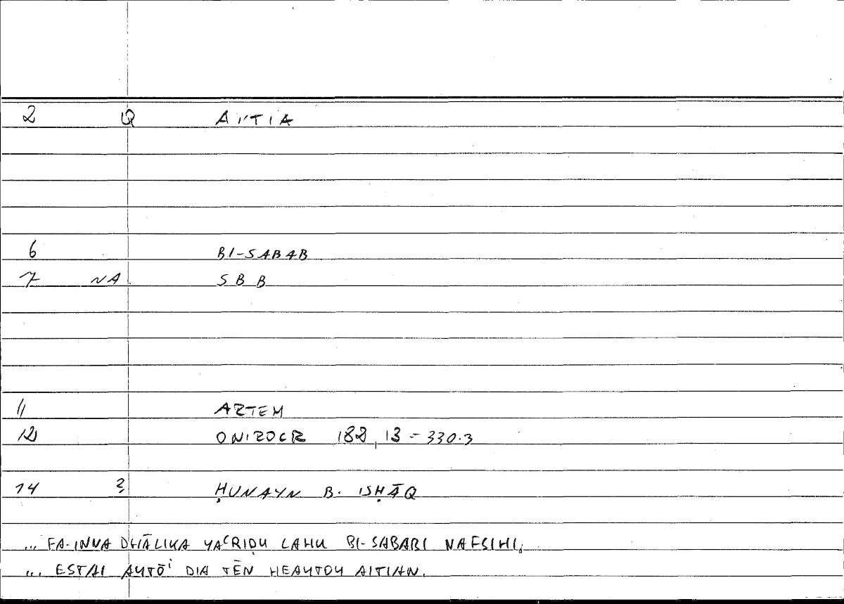 Filecard Artem.Onirocr.04496