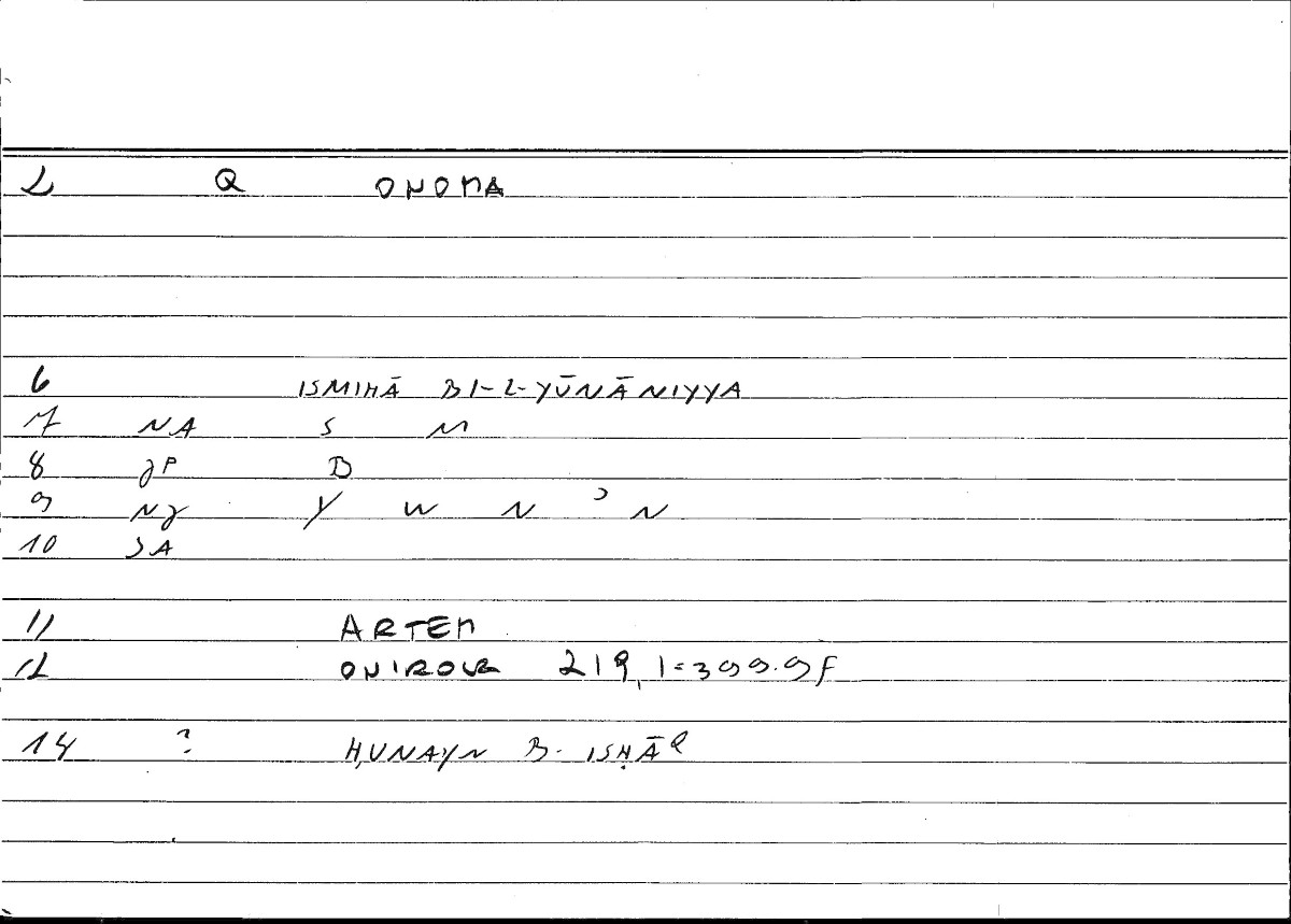 Filecard Artem.Onirocr.04940