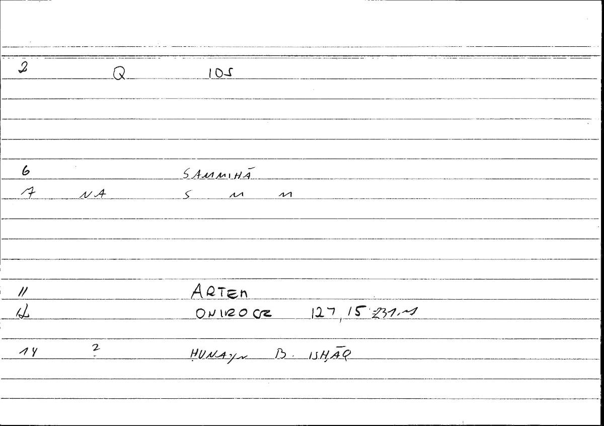 Filecard Artem.Onirocr.04951