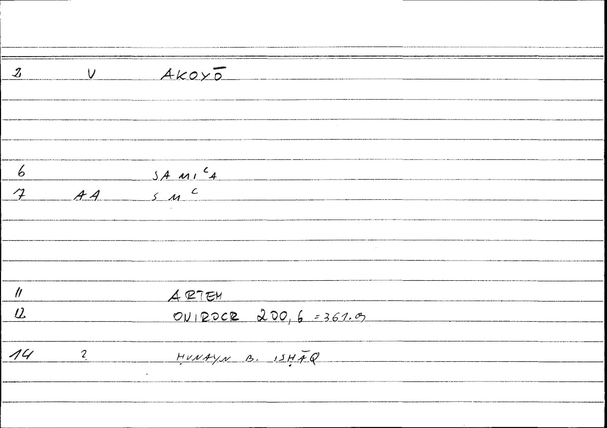 Filecard Artem.Onirocr.04961
