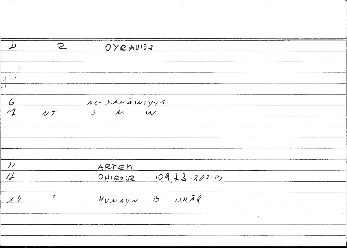 Filecard Artem.Onirocr.04997