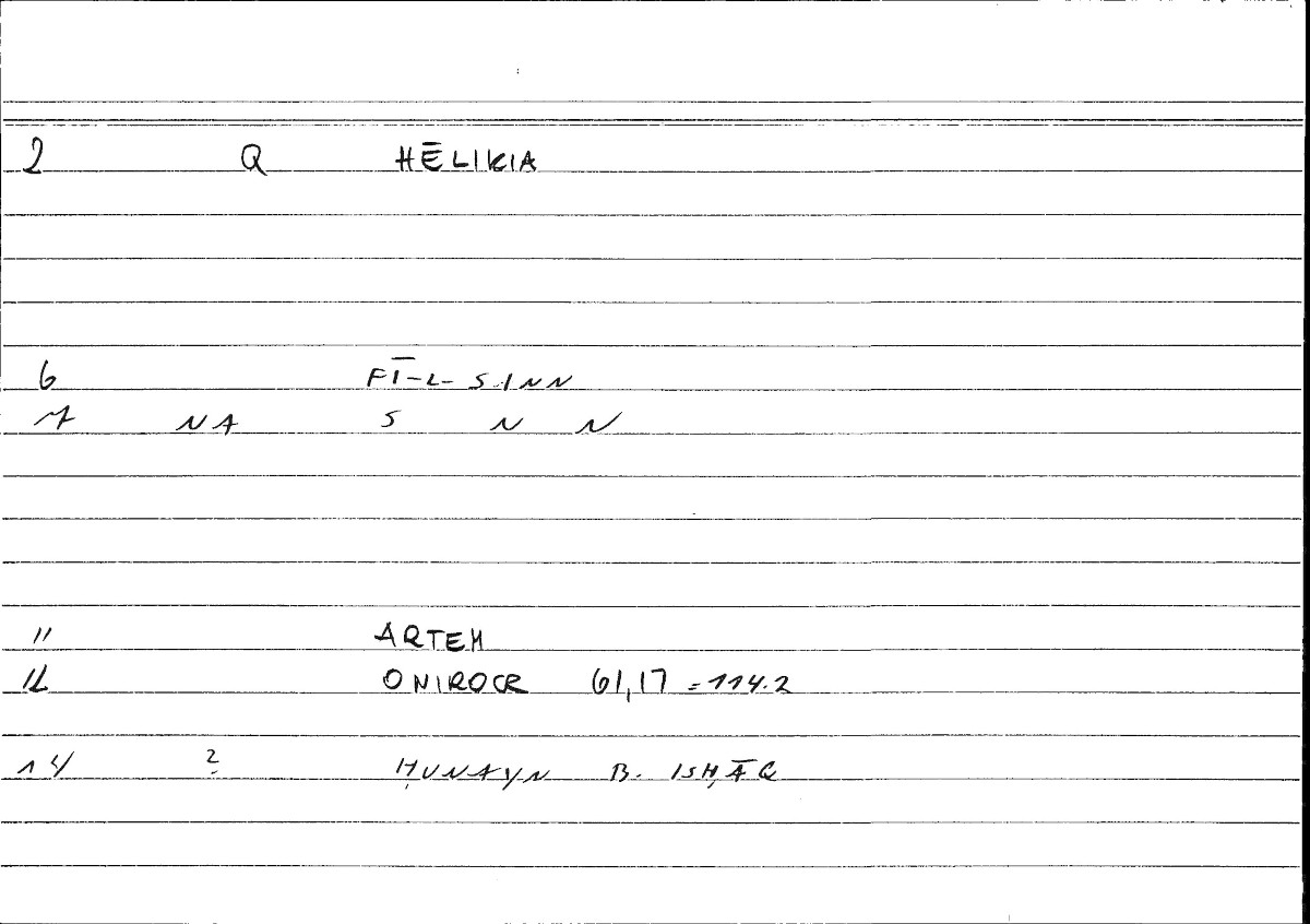 Filecard Artem.Onirocr.05063