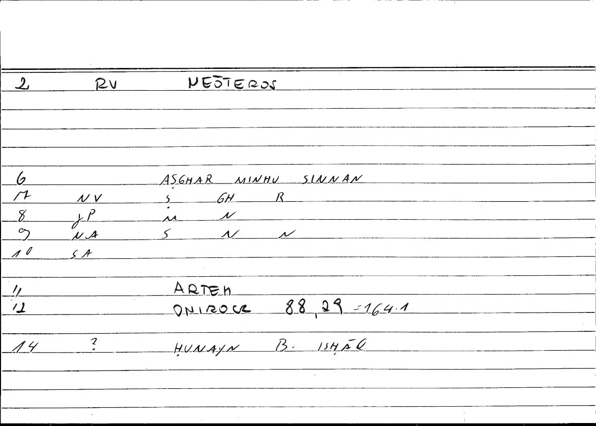 Filecard Artem.Onirocr.05065