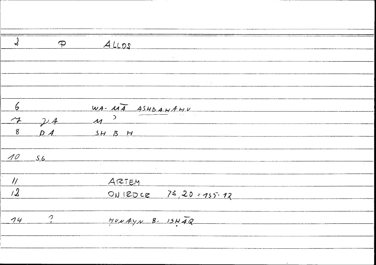 Filecard Artem.Onirocr.05247
