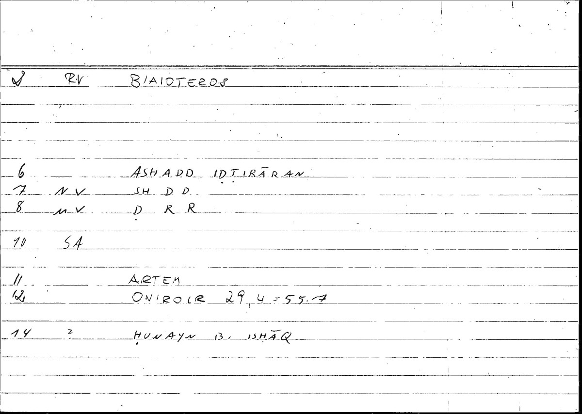 Filecard Artem.Onirocr.05412