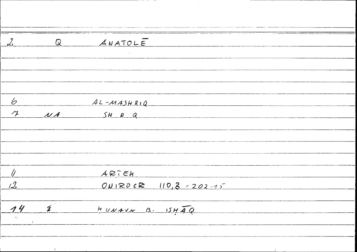 Filecard Artem.Onirocr.05596